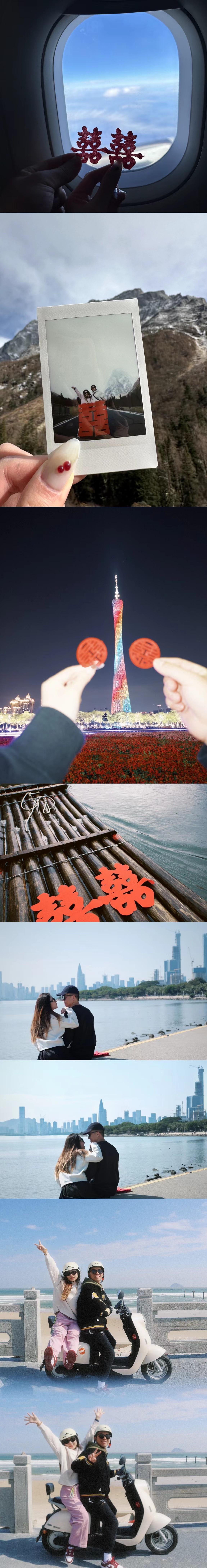 我和贝贝的2024年一月份一整月我们完成了属于我们的旅行结婚并且举办了婚礼[心]