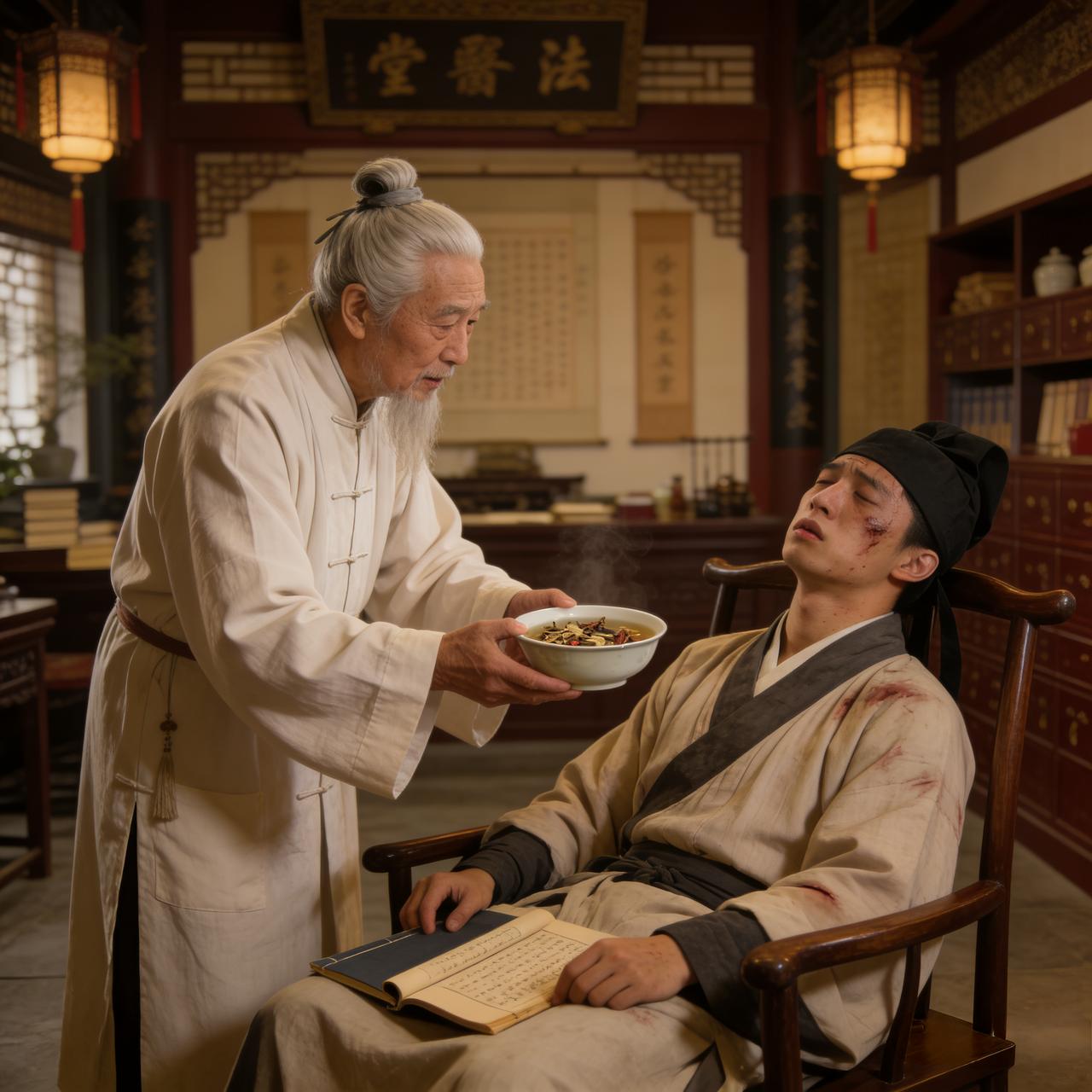 过年喝酒别硬扛，
一杯中药解千愁……

春节走亲访友，酒局不断，宿醉头痛、反胃难