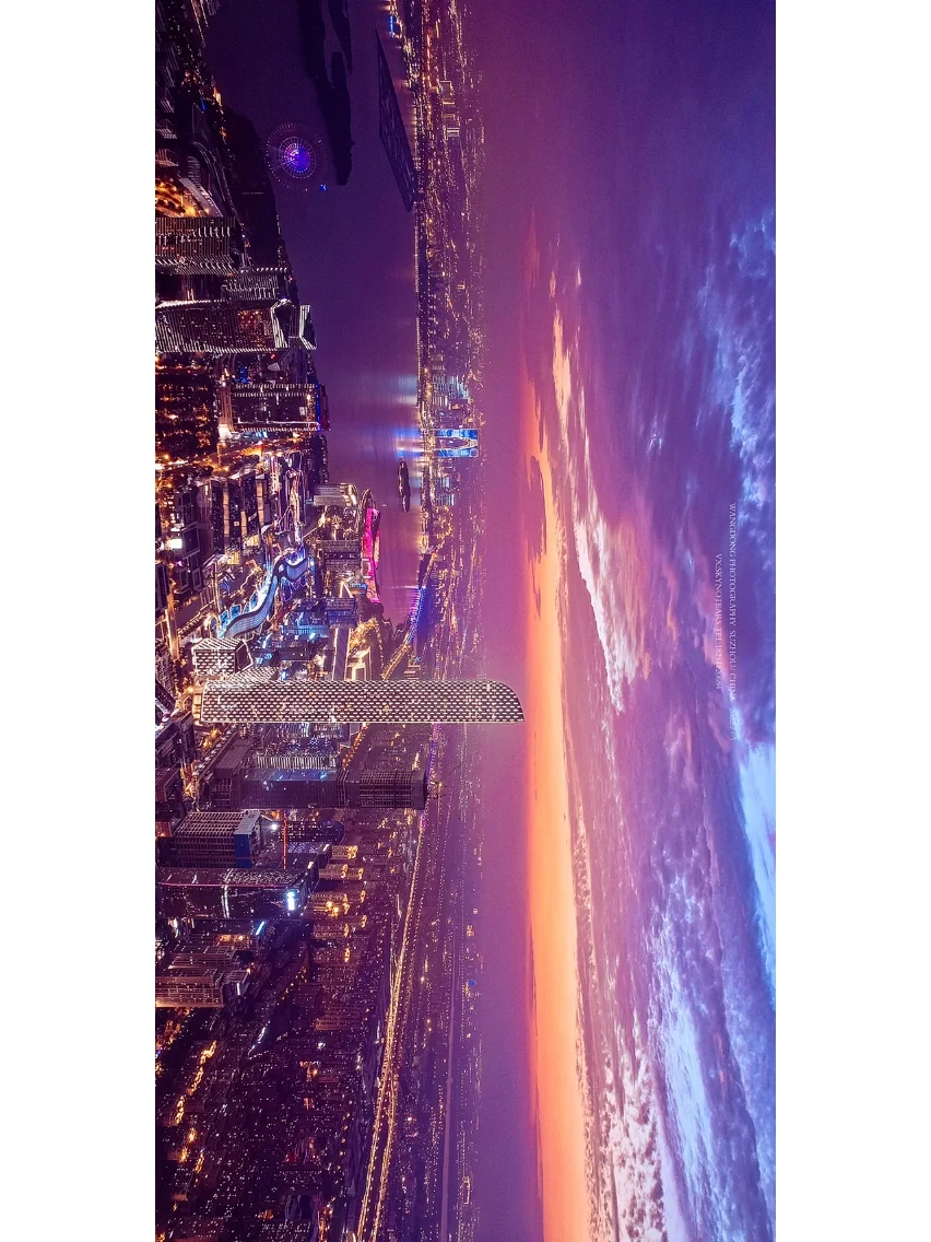 犹如打翻梵高调色盘后的苏州🔥☁️火烧云晚霞