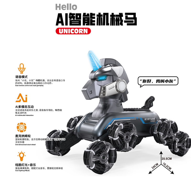 哨位晚点名 AI机械小马跟大家说晚安咯