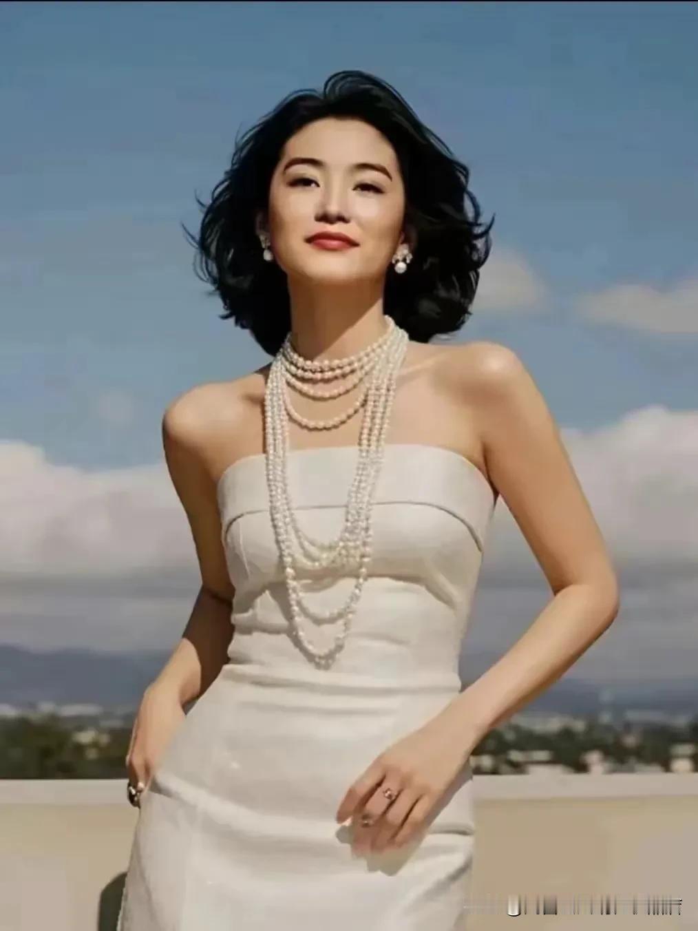 我最喜欢林青霞的这张照片！当年她可是“东南亚第一美人”，在亚洲那热度丝毫不输现在