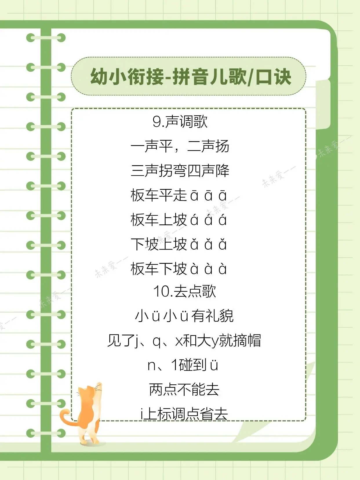 幼小衔接，幼儿园必学拼音口诀儿歌，家长们收藏起来让孩子学一学，练一练