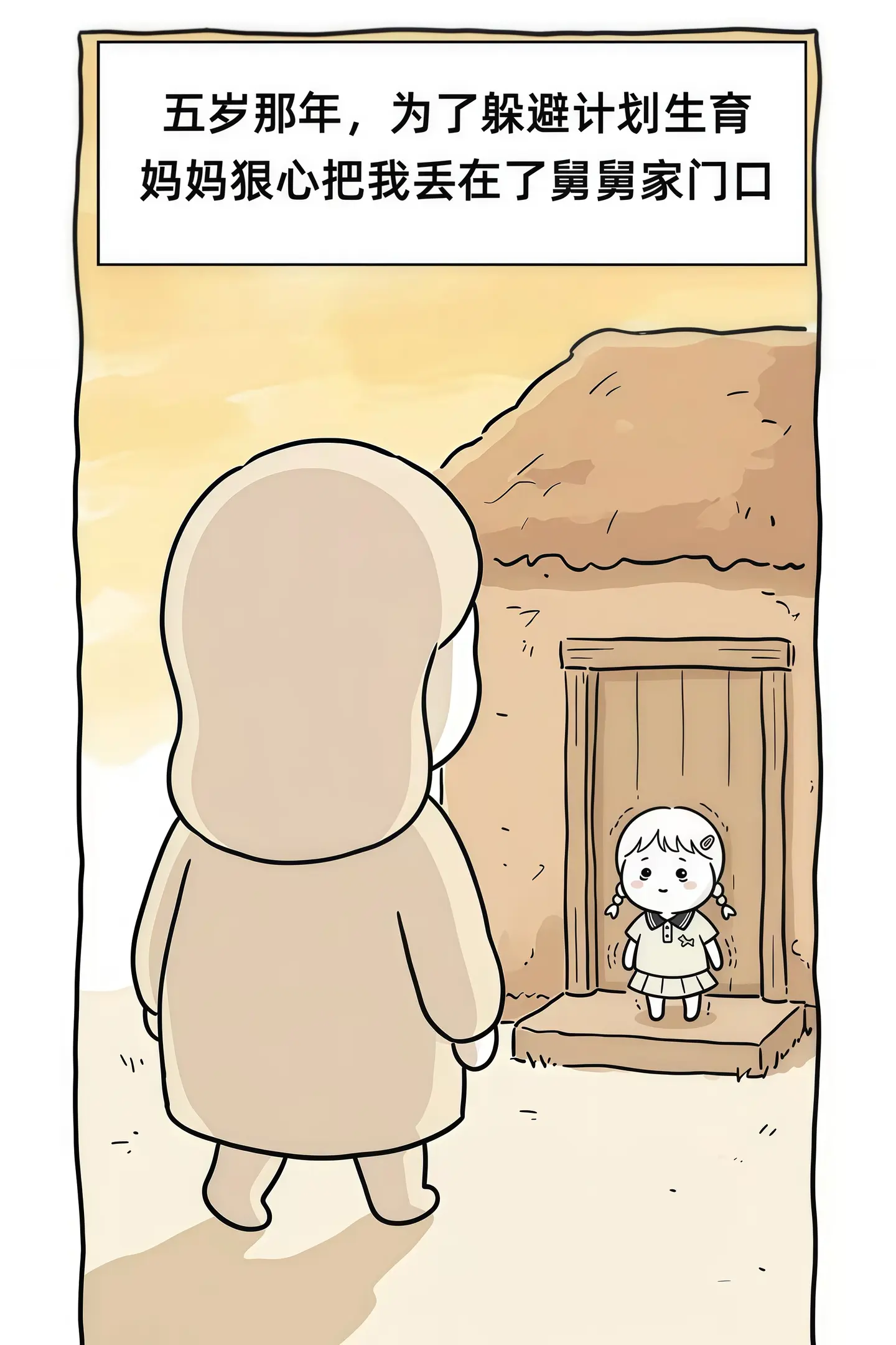 原来，那晚争吵中坚持要留我的是舅妈。
