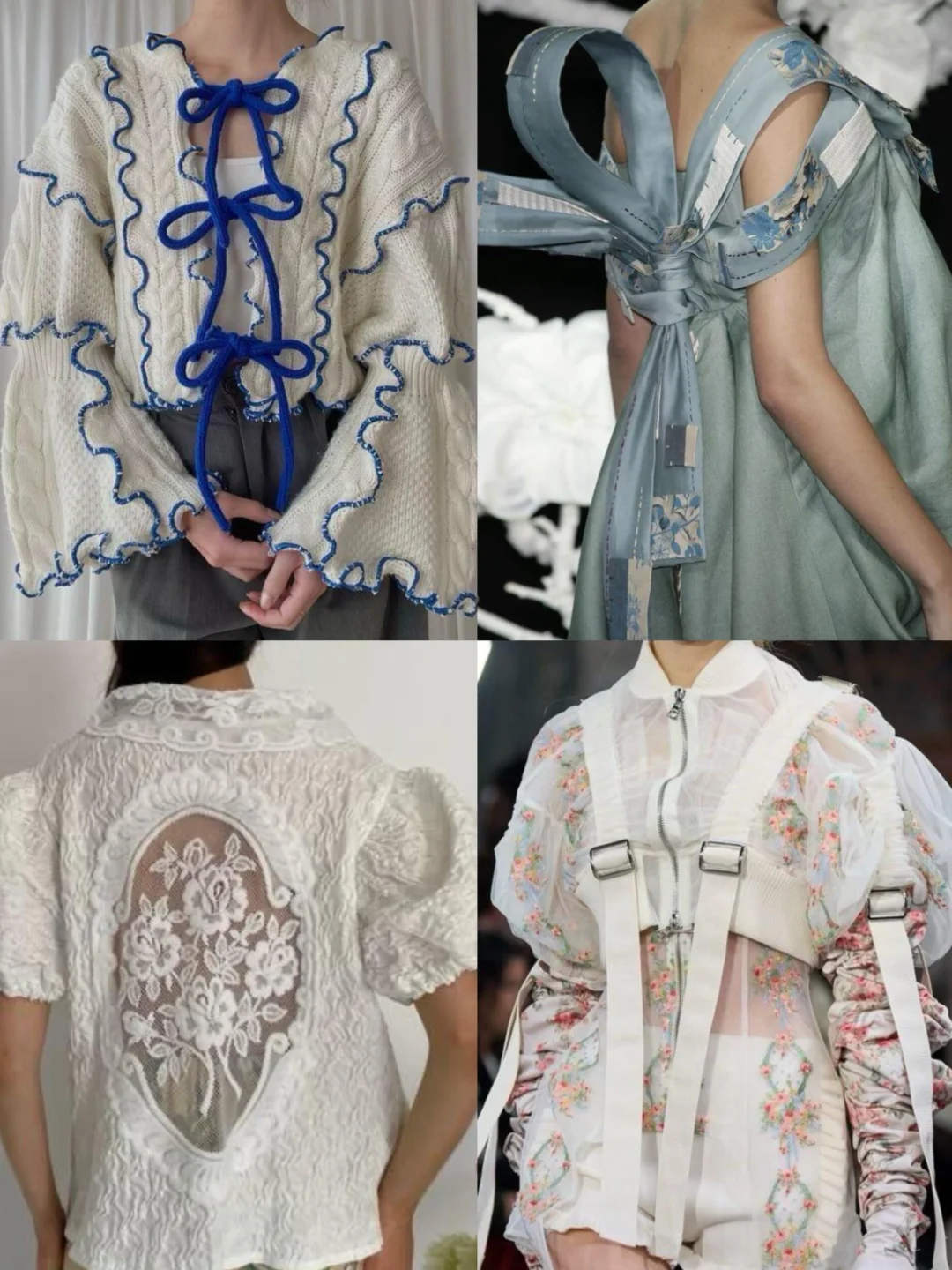 漂亮小裙子👗法式复古花边细节