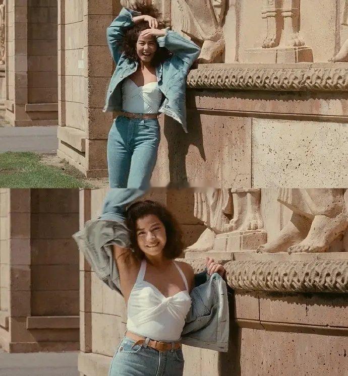 1987 年，拍摄《意乱情迷》的钟楚红～