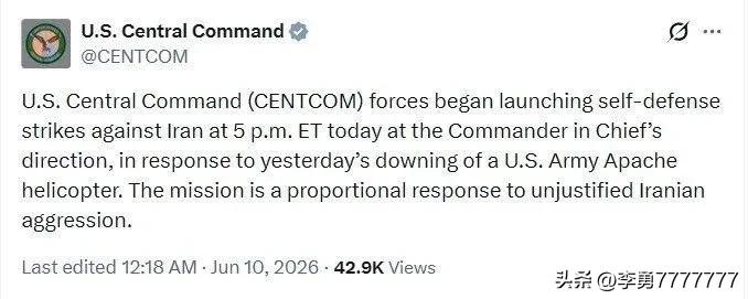 ⚡️⚡️⚡️ 美国对伊朗发动重大打击

唐纳德·特朗普在接受 ABC News 