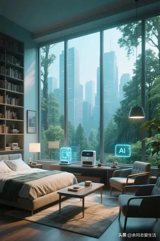 二十年后，谁在为生活按下“开始键”？

清晨，窗帘自动拉开，AI管家已根据我的睡