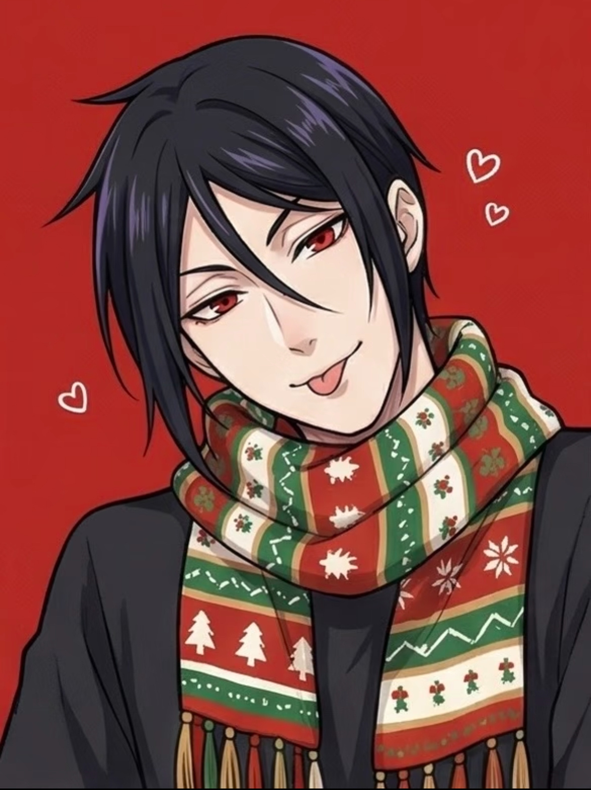 赛巴斯酱&啵酱圣诞自拍图，太美惹！🎄2025动漫嘉年华动漫点评团海外动漫名场面