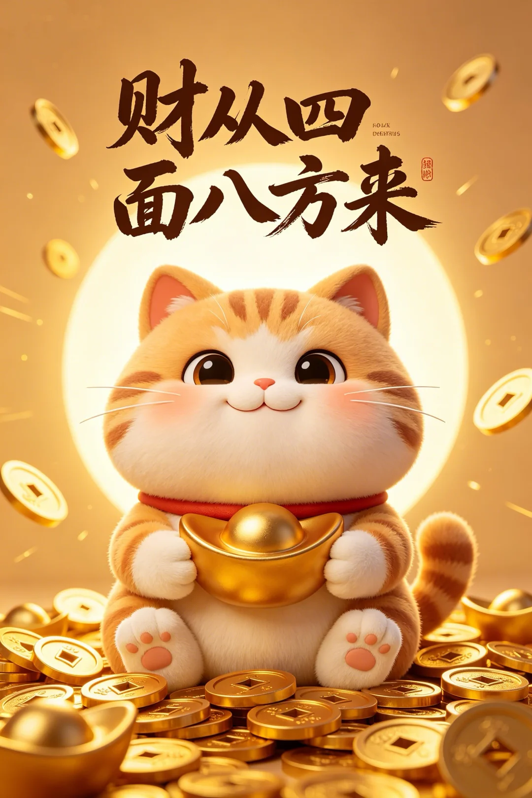 招财猫图片壁纸
