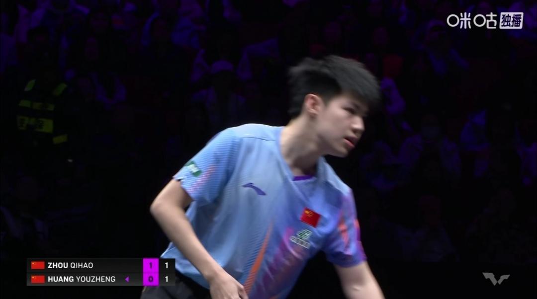 国乒第一场德比战，老将周启豪3：1胜小将黄友政。


记录我的2026
重庆冠军