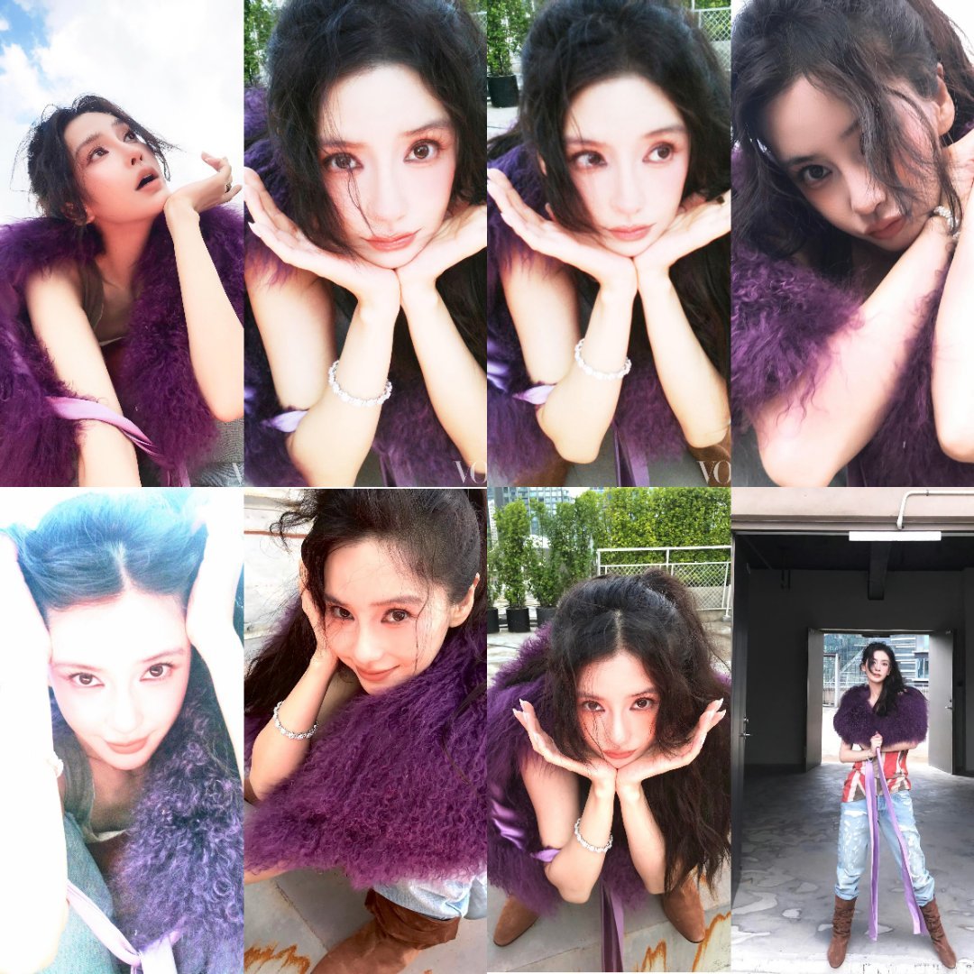 Angelababy原图王者宙花出片简简单单啊此女美貌无上限[女孩儿]好想拥有全