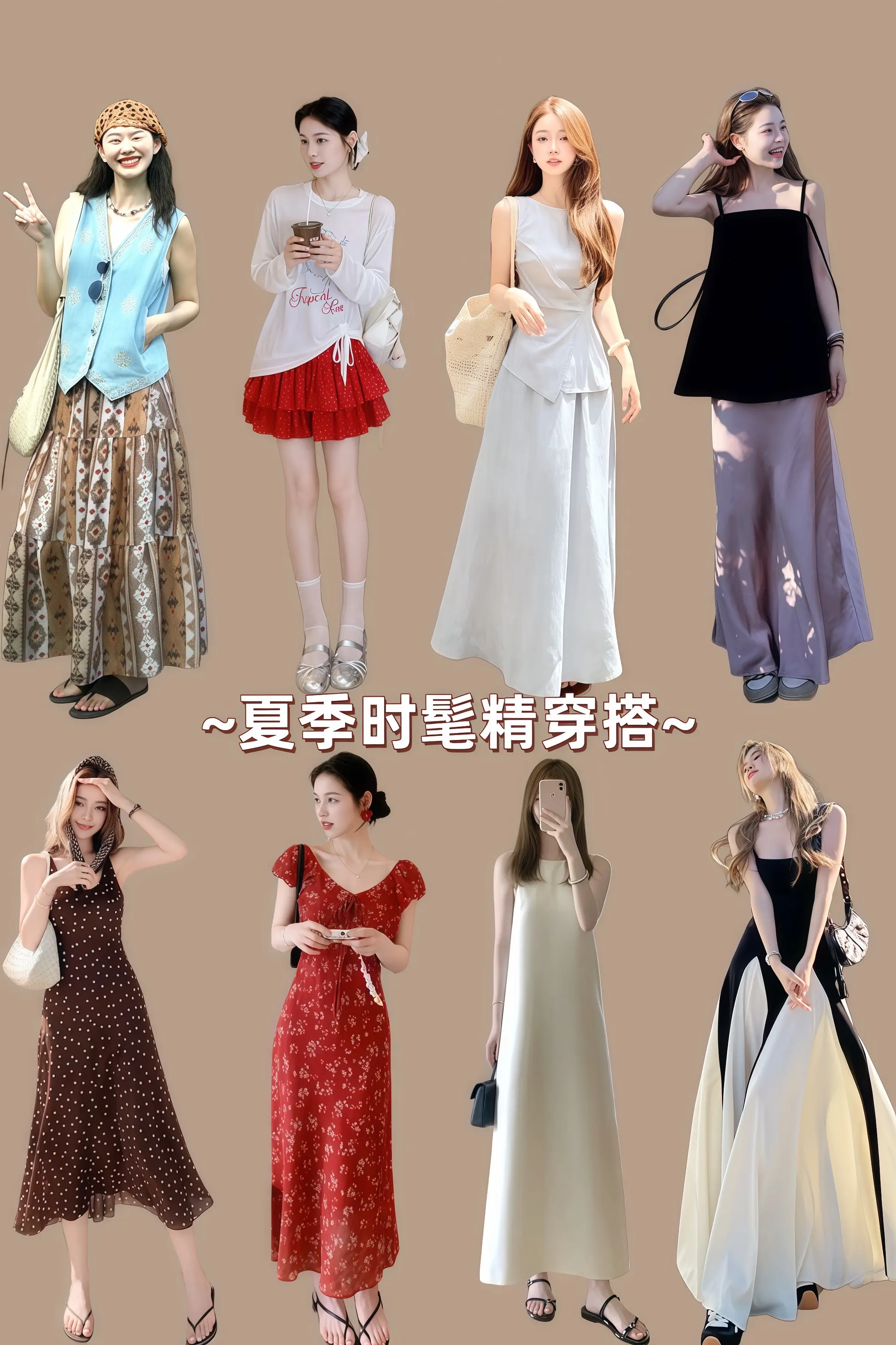 平价显贵的夏日美衣 拿捏穿搭公式 韩系穿搭夏季穿搭公式 普通人也能穿的...