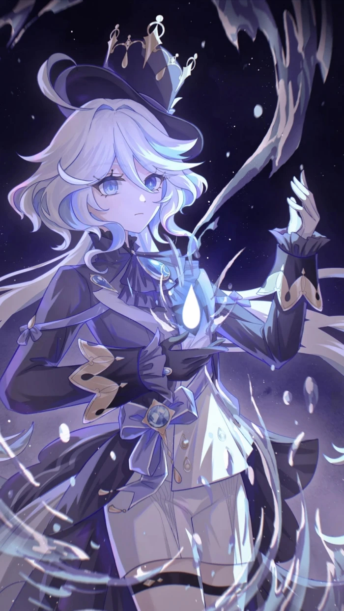 #原神[超话]##漫视界企划##原神# 今天是芙宁娜的生日，祝芙芙生日快乐！ ​