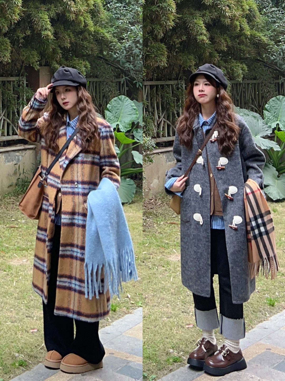 🍂秋冬韩系复古感叠穿～妥妥的韩剧女主大衣！