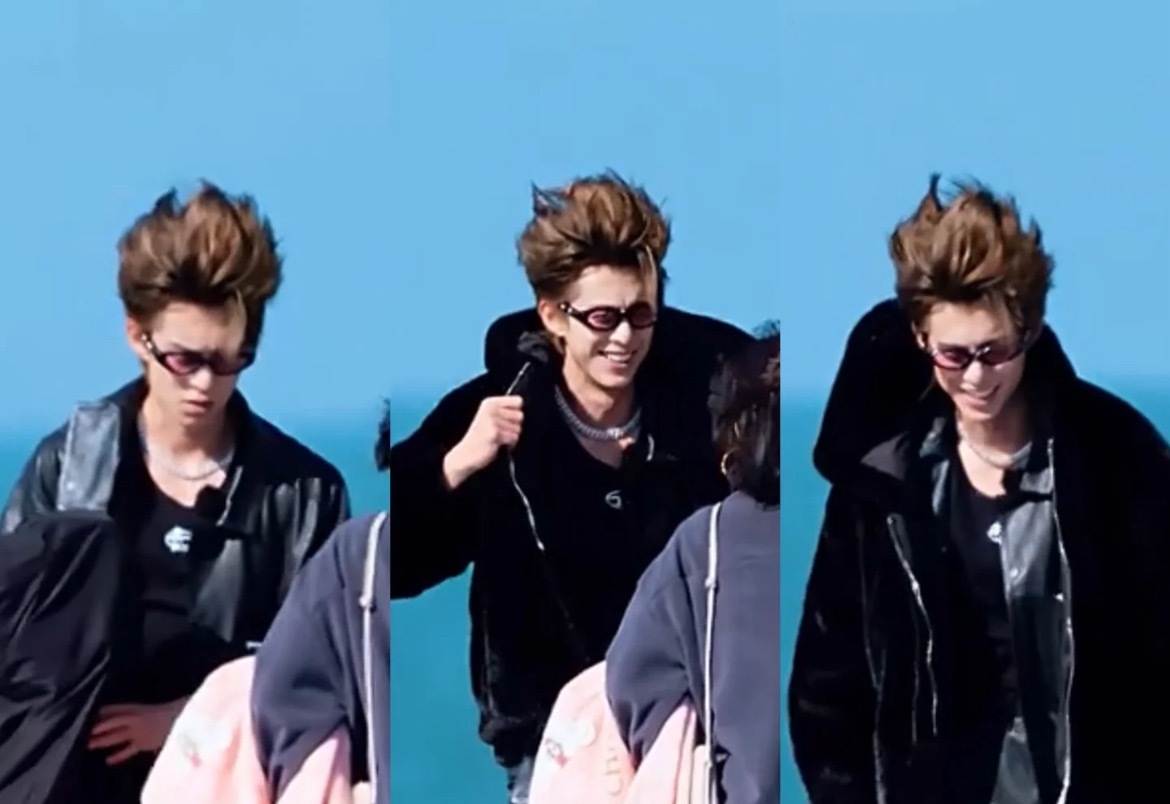 这头发吹的也是太自然了我终于知道真人版魔童or 赛亚人发型应该是什么样了，我看乐