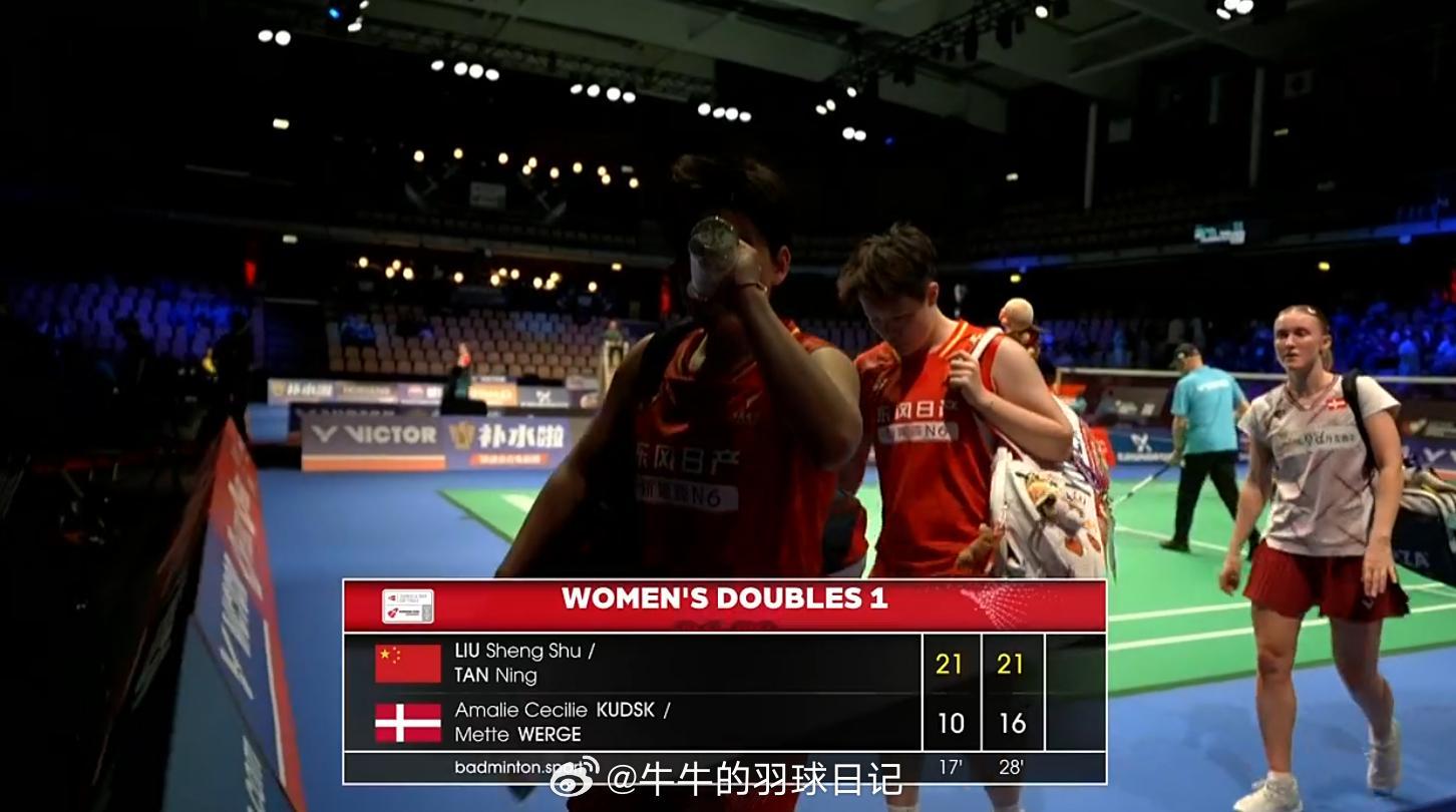 2026年汤尤杯 中国 2-0 丹麦 女单 王祉怡 21-11 21-14 莱恩