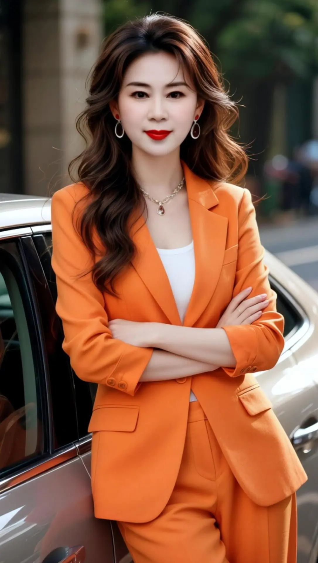 AI橙衣职场写真 随变ai随便玩