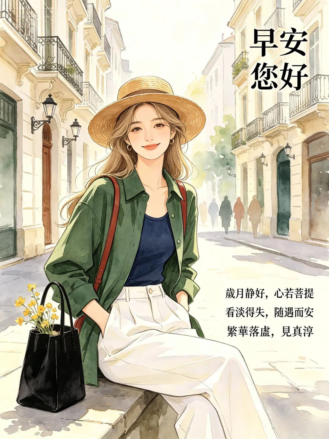 早安早安 人生最好的状态，向内安顿心绪，向外从容前行。遇事沉稳，遇事看淡，守住内