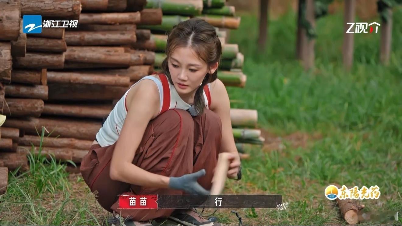 好想要苗苗这样的姐姐嗨放派 每次看到苗苗在关键时刻稳住全局，冷静指挥，心里总是充