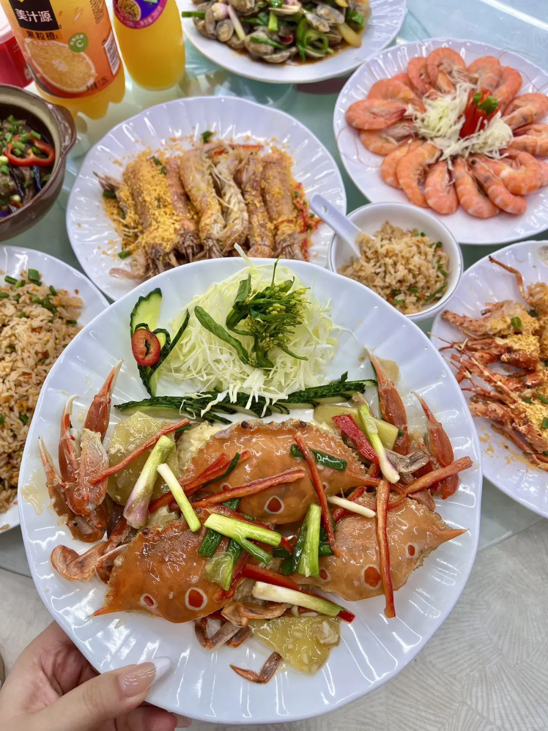 吃上了‼在️双月湾无限次回头的海鲜大排档🦞