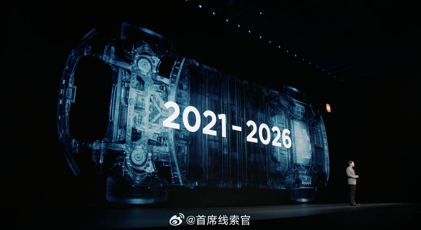 转眼之间，小米造车五年了。2021 年到 2026 年。308_IO小米汽车新能