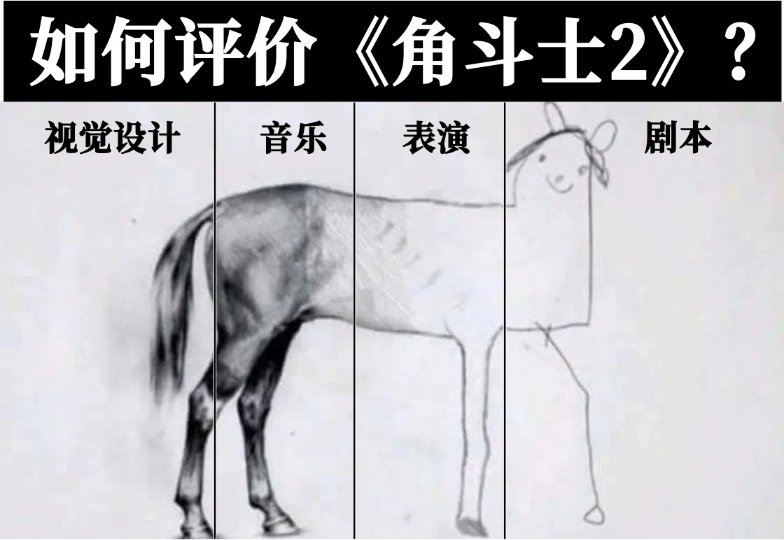 如何评价《 角斗士2 》，请看图 