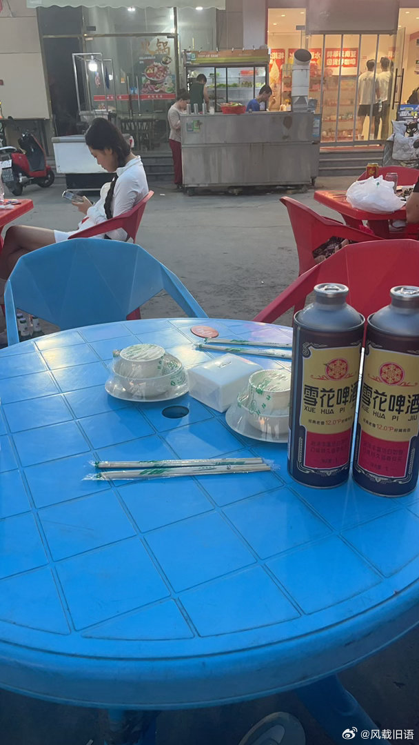 晚餐，准备喝个啤酒，好久没喝了 