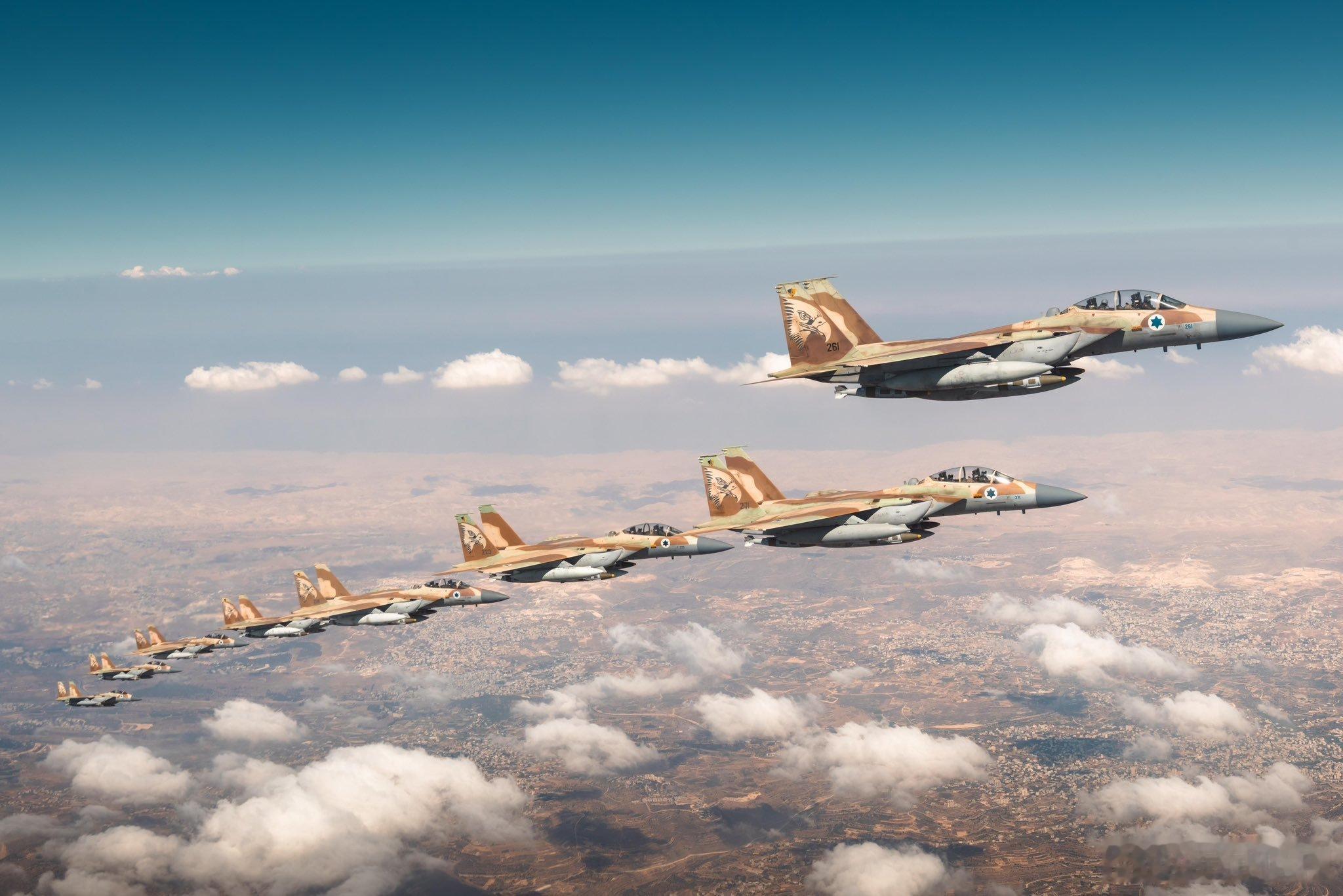 为什么以色列比伊朗打击能力更强？8 架 F-15 战机，每架配备900公斤的GB