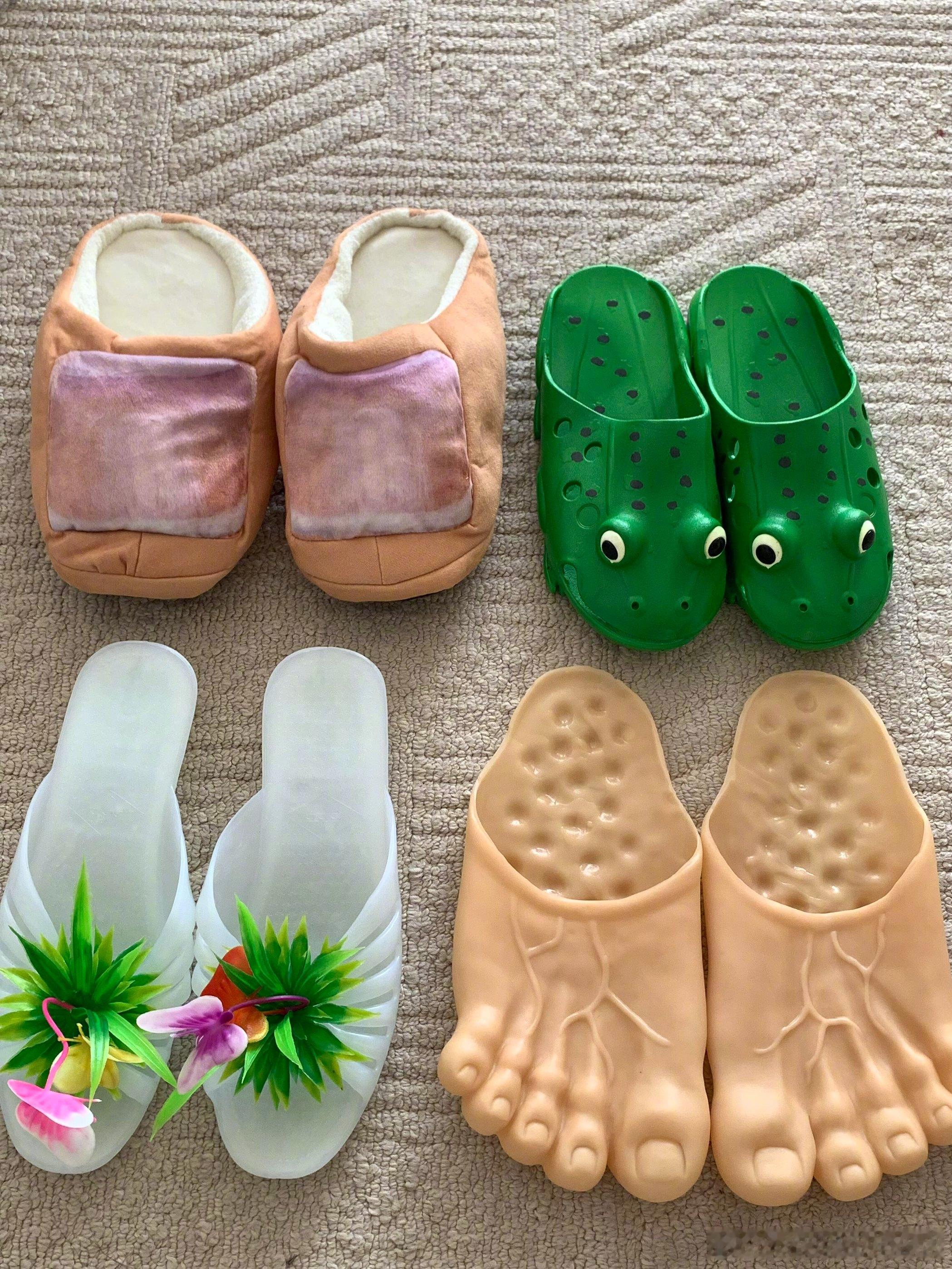 难道我…不是买拖鞋的天才吗？ 