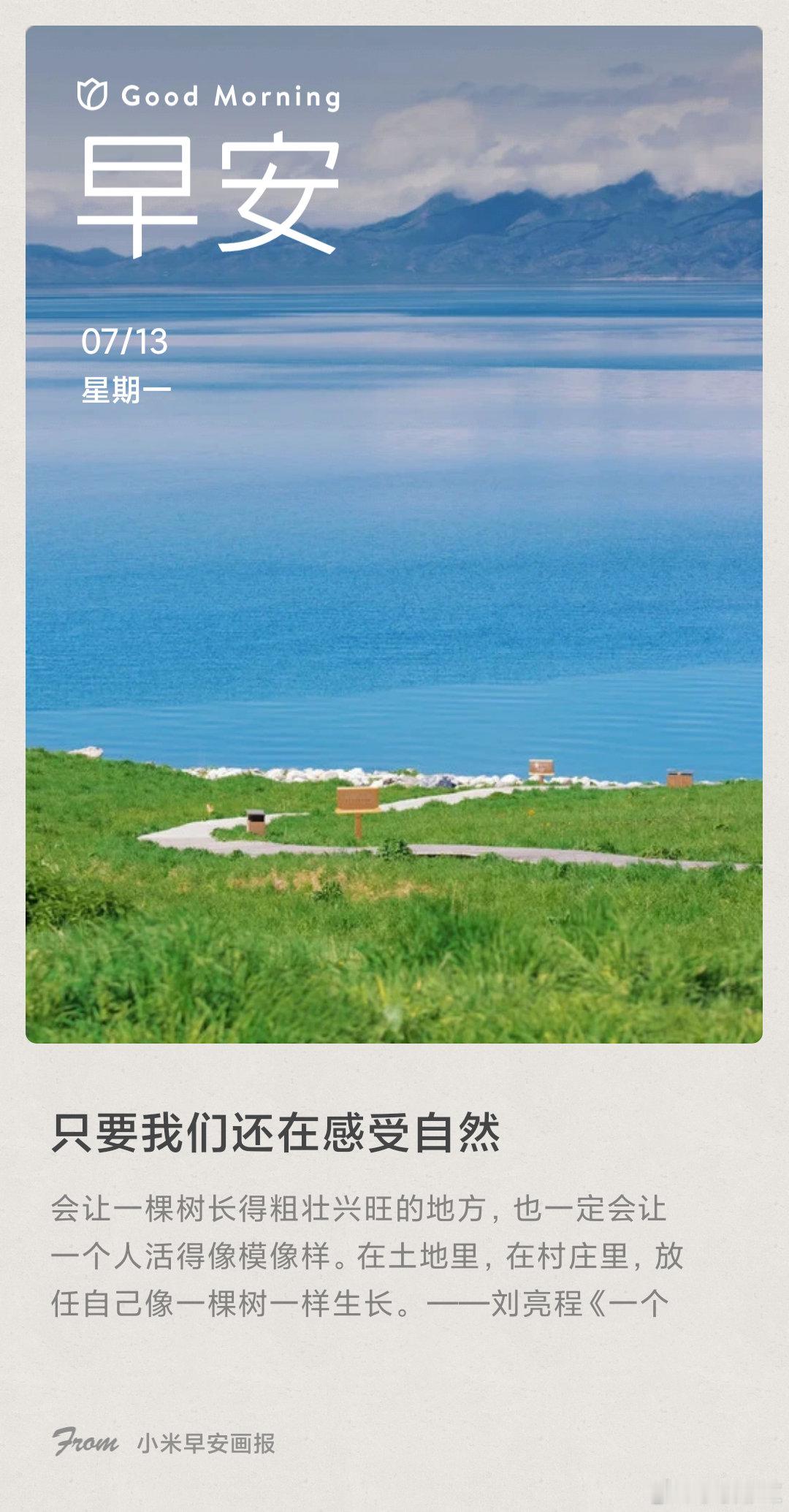 小米画报 只要我们还在感受自然： 会让一棵树长得粗壮兴旺的地方，也一定会让一个人