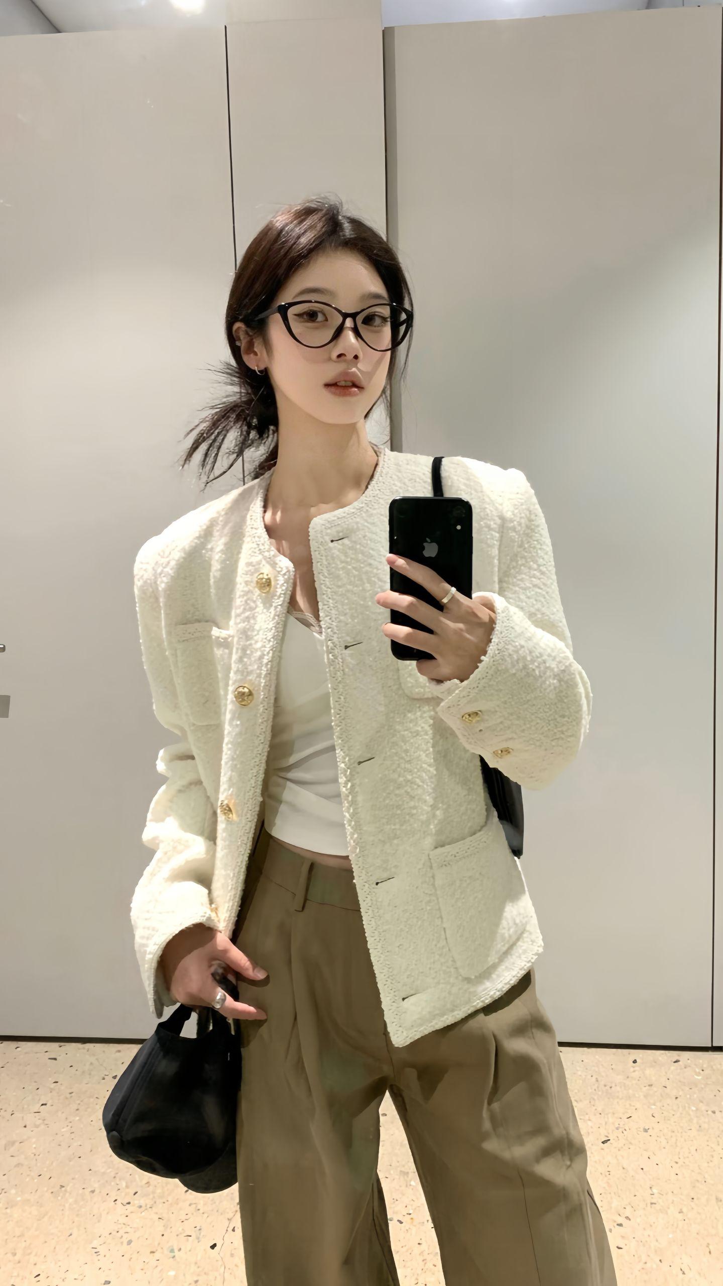 时髦入冬穿搭。