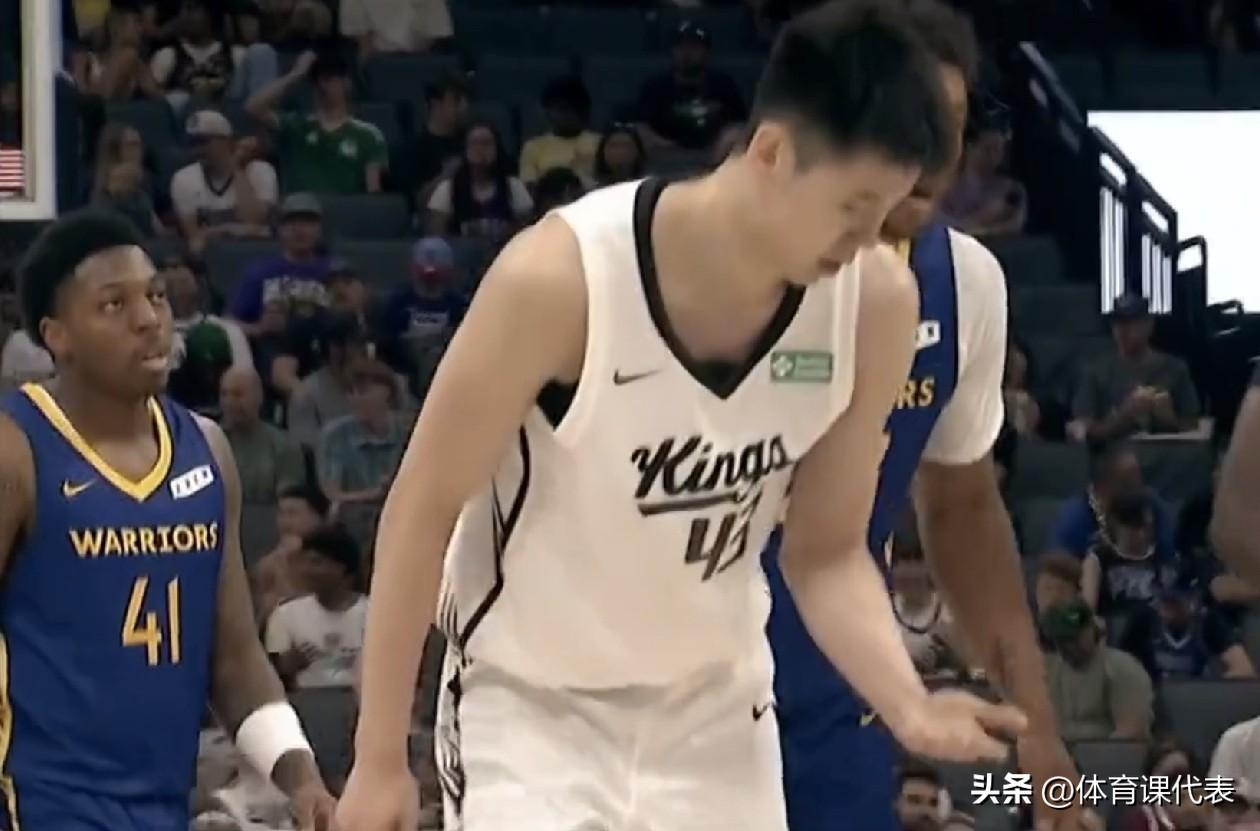 NBA夏季联赛，郭昊文出战分钟贡献4分3助攻1失误4犯规，国王战胜勇士蓝队！北京