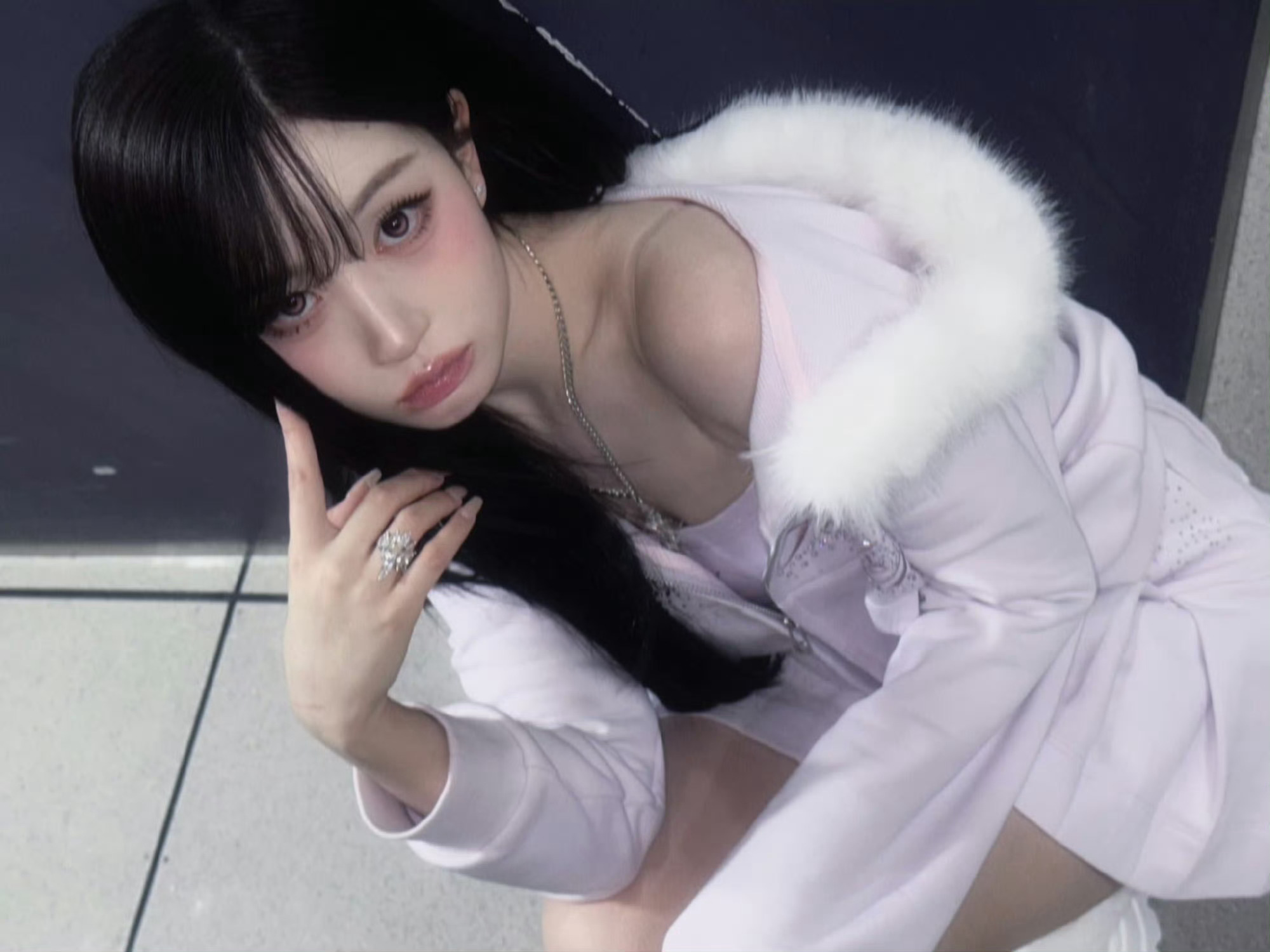 海媛姐[期待]好漂亮的美瞳和妆面 ​​​
