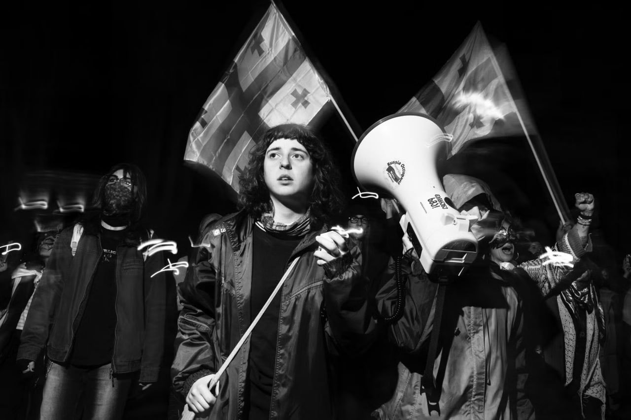 格鲁吉亚🇬🇪抗议者 Anti-government protests in 