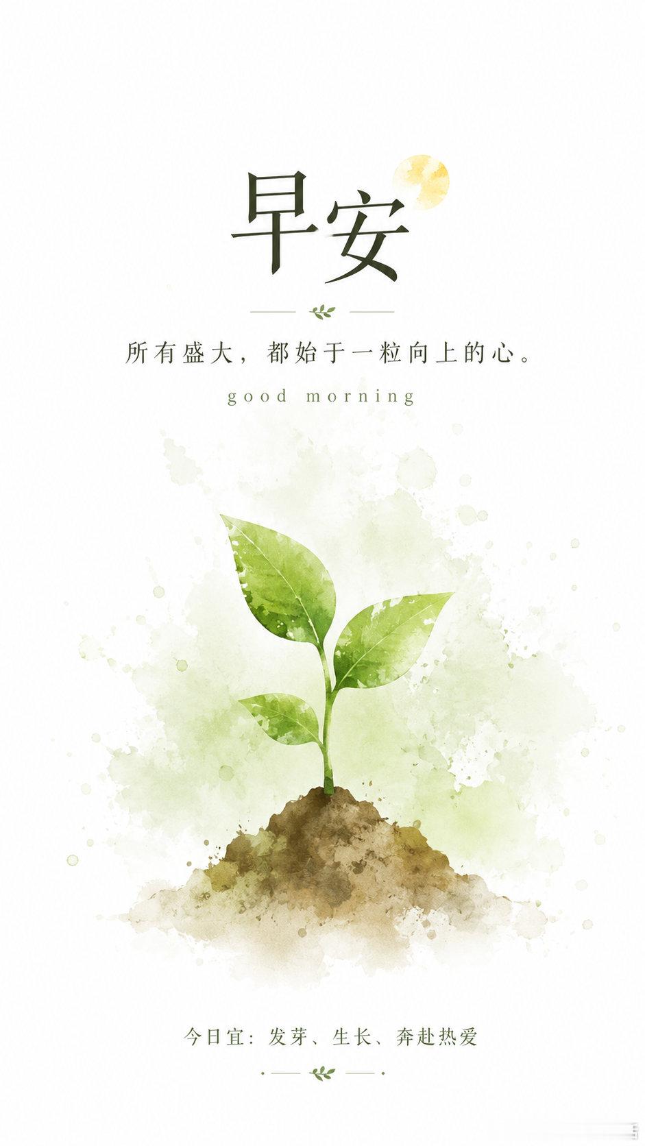 早！ 早安