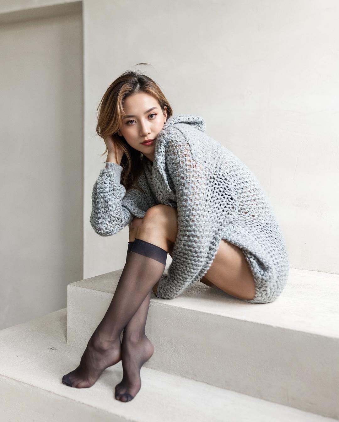 高跟鞋 拍照姿势 人像写真