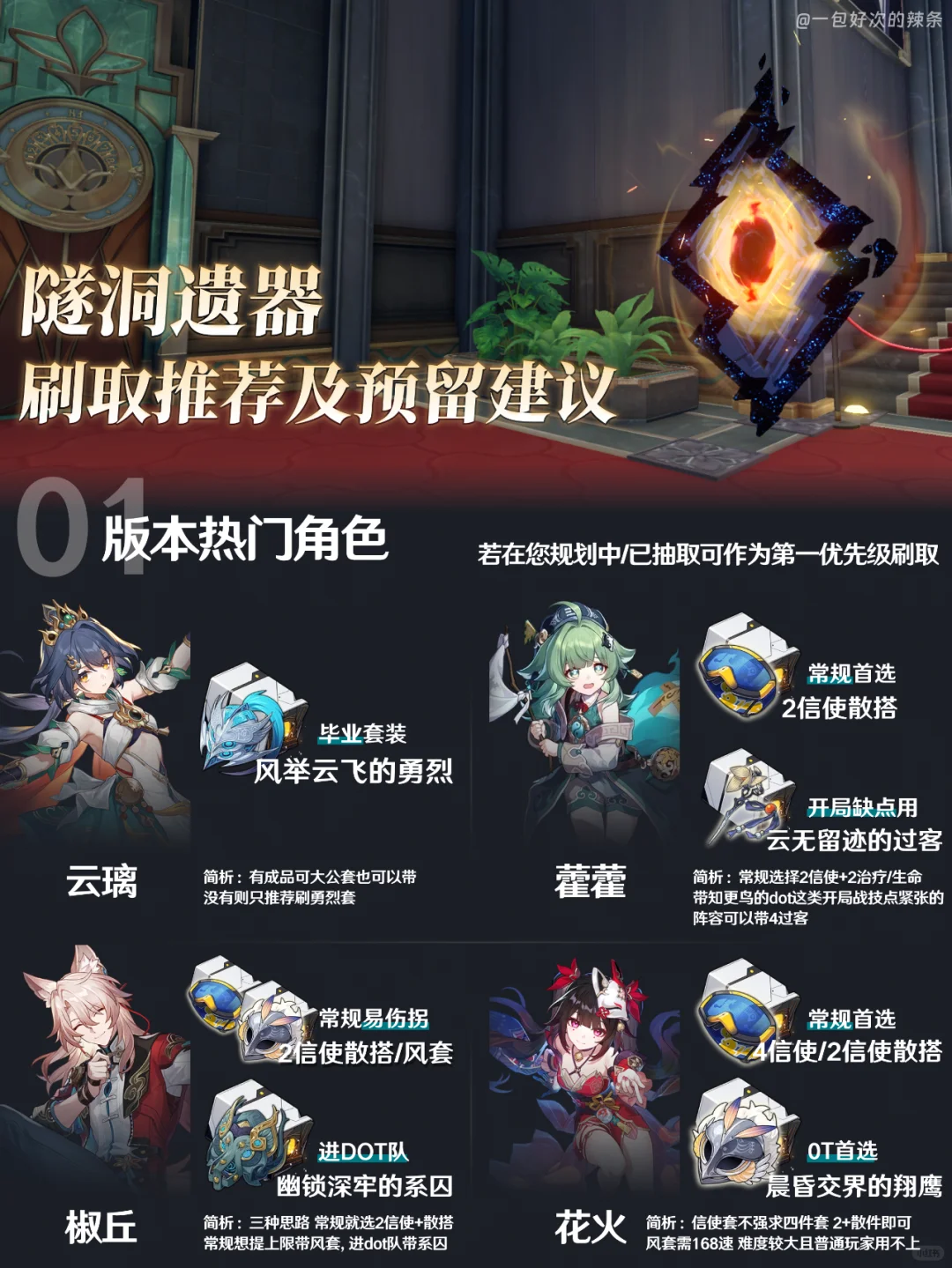 2.4版本 全外圈遗器刷取和预留指南