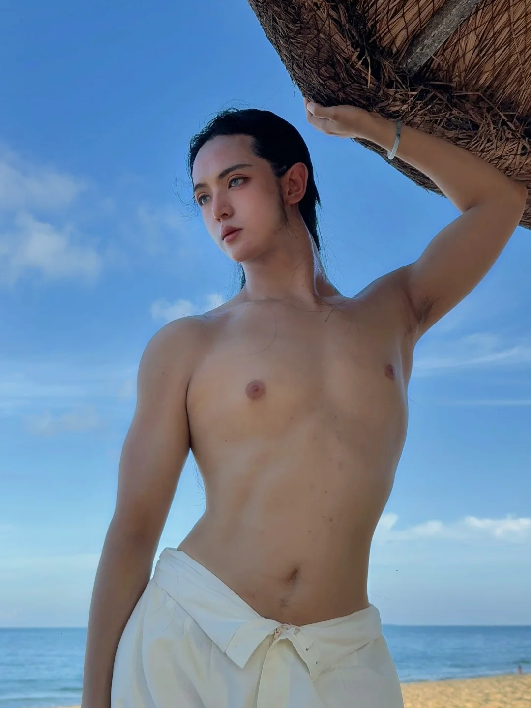 长发男生｜海边拍照姿势