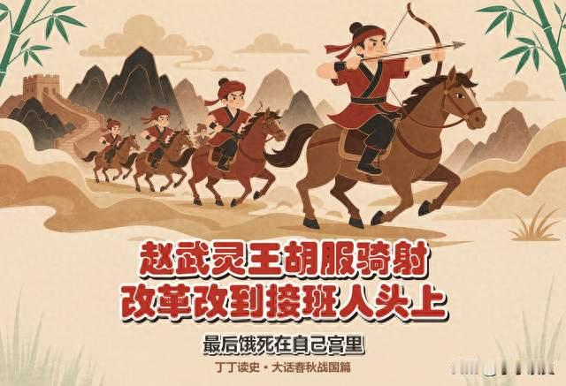 赵武灵王胡服骑射：改革改到接班人头上，最后饿死在自己宫里