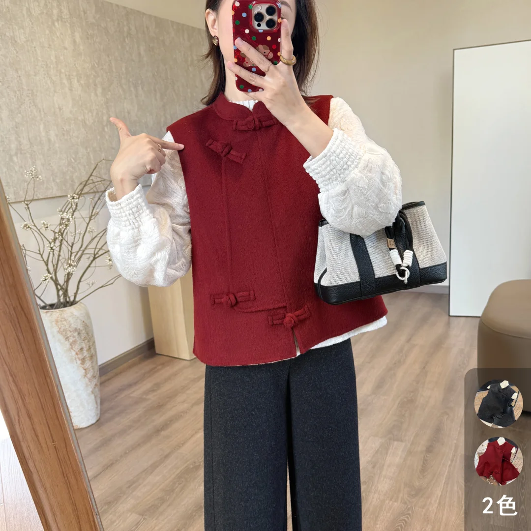 绵羊毛马甲一穿脱不下来！通勤保暖王炸💥