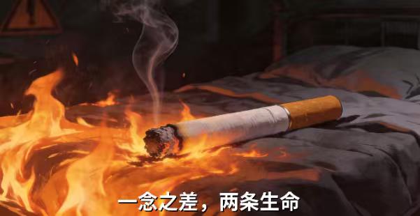 一根烟头两条命！北京66岁男子卧床吸烟，与87岁母亲双双葬身火海
一次习惯性的动
