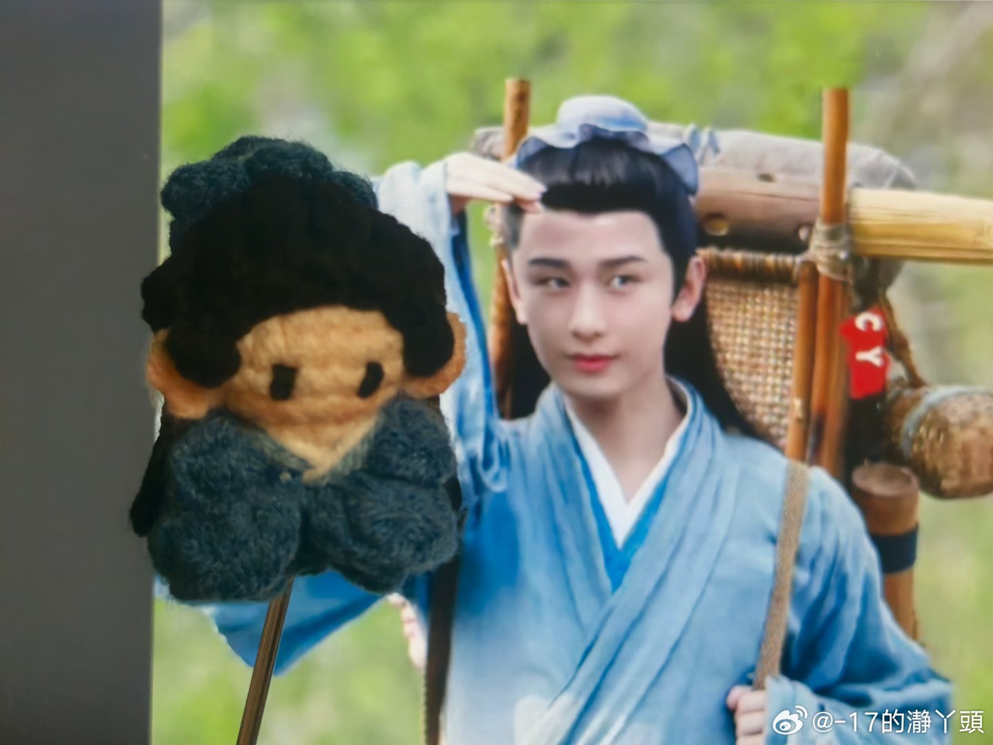 今日解锁🔓——卢云宝宝（自信的凭记忆钩的，钩完找图拍照发现卢猪猪的颜色搞反了）