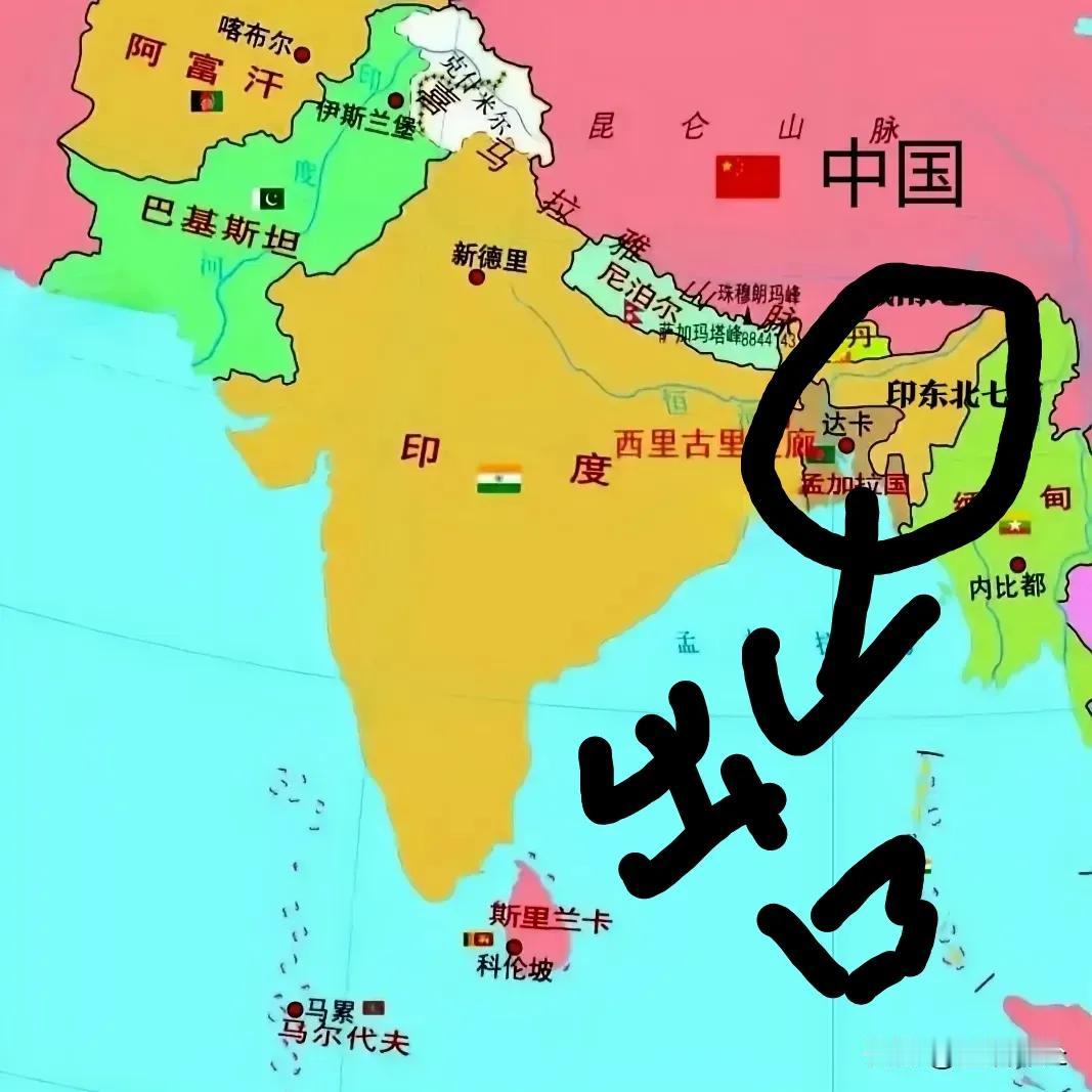 印度洋出海口是中国百年大计，战略意义大于一切，破解太平洋第一岛链和马六甲海峡钳制