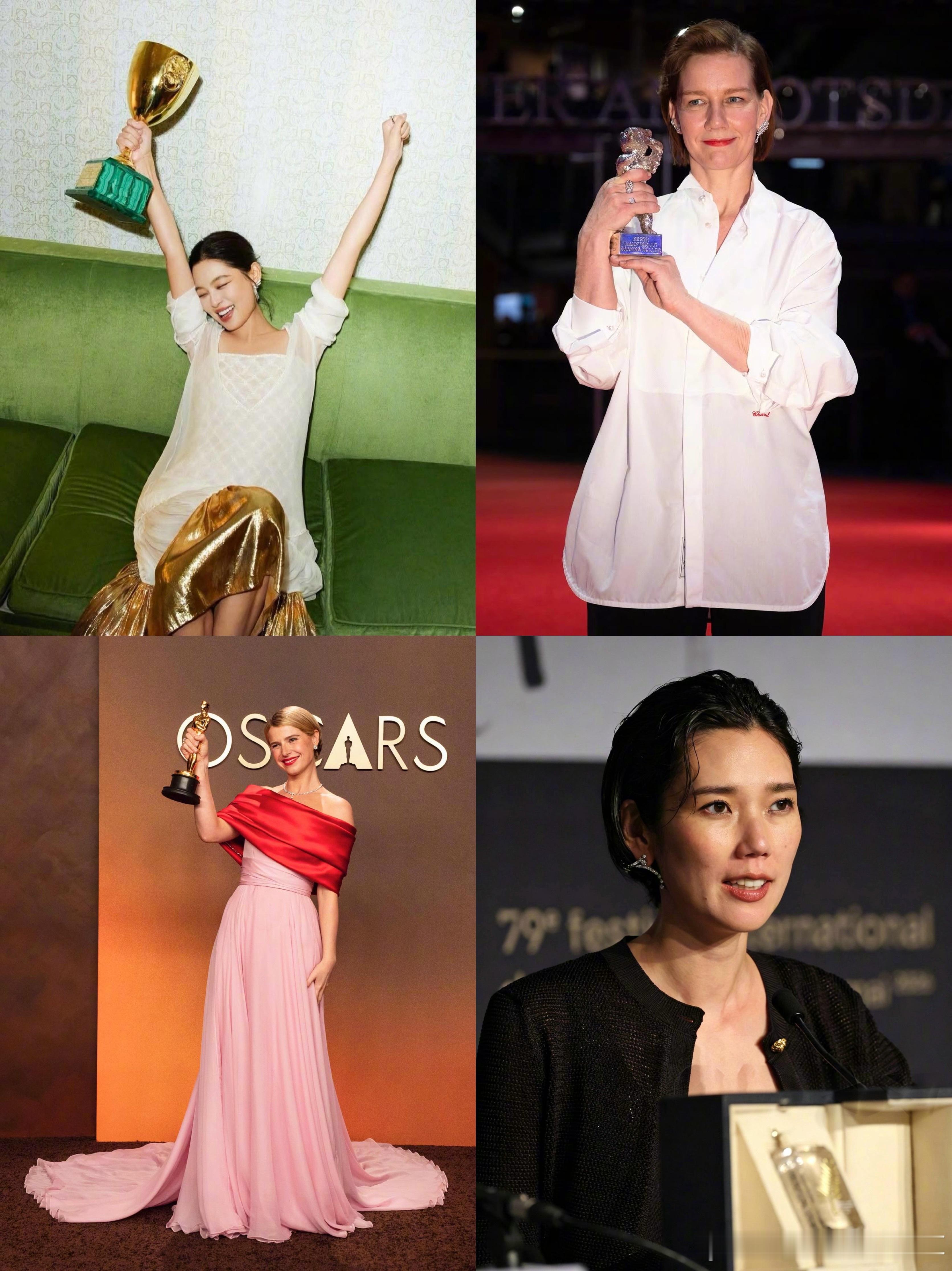 威尼斯、柏林、奥斯卡、戛纳，连续四位影后的加冕时刻，都是身着 CHANEL 礼服