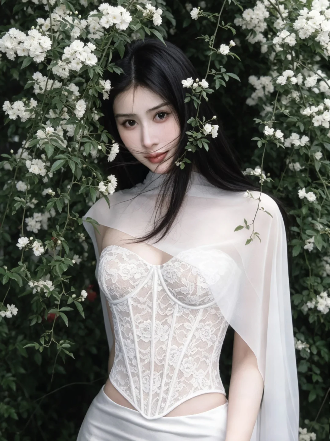 - 春天的木香花瀑布