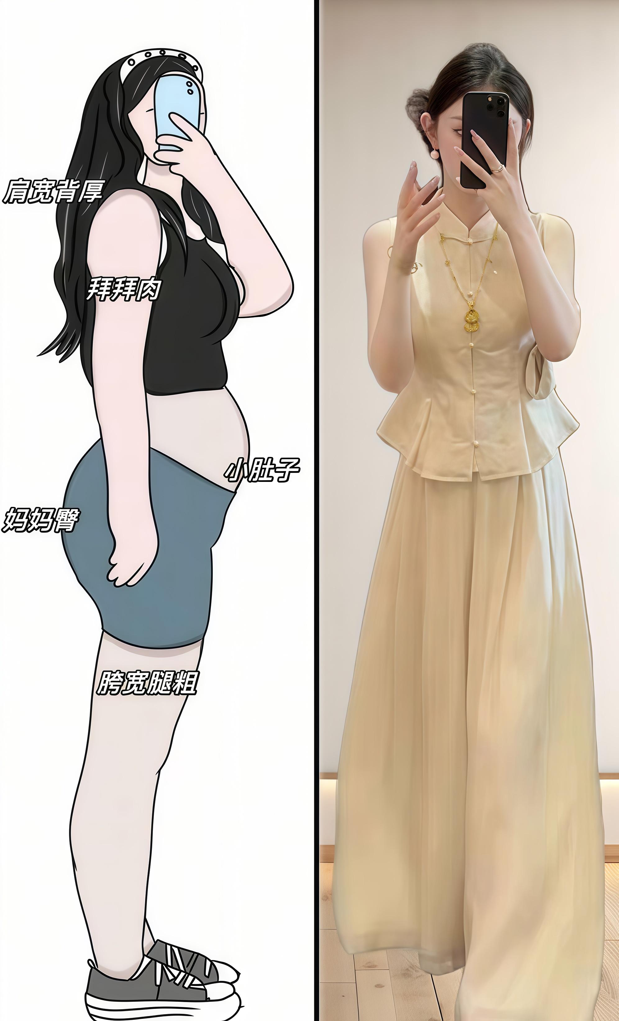 姐妹们谁懂啊！2025这款新中式套装直接美到我心巴上💘！   上衣收...