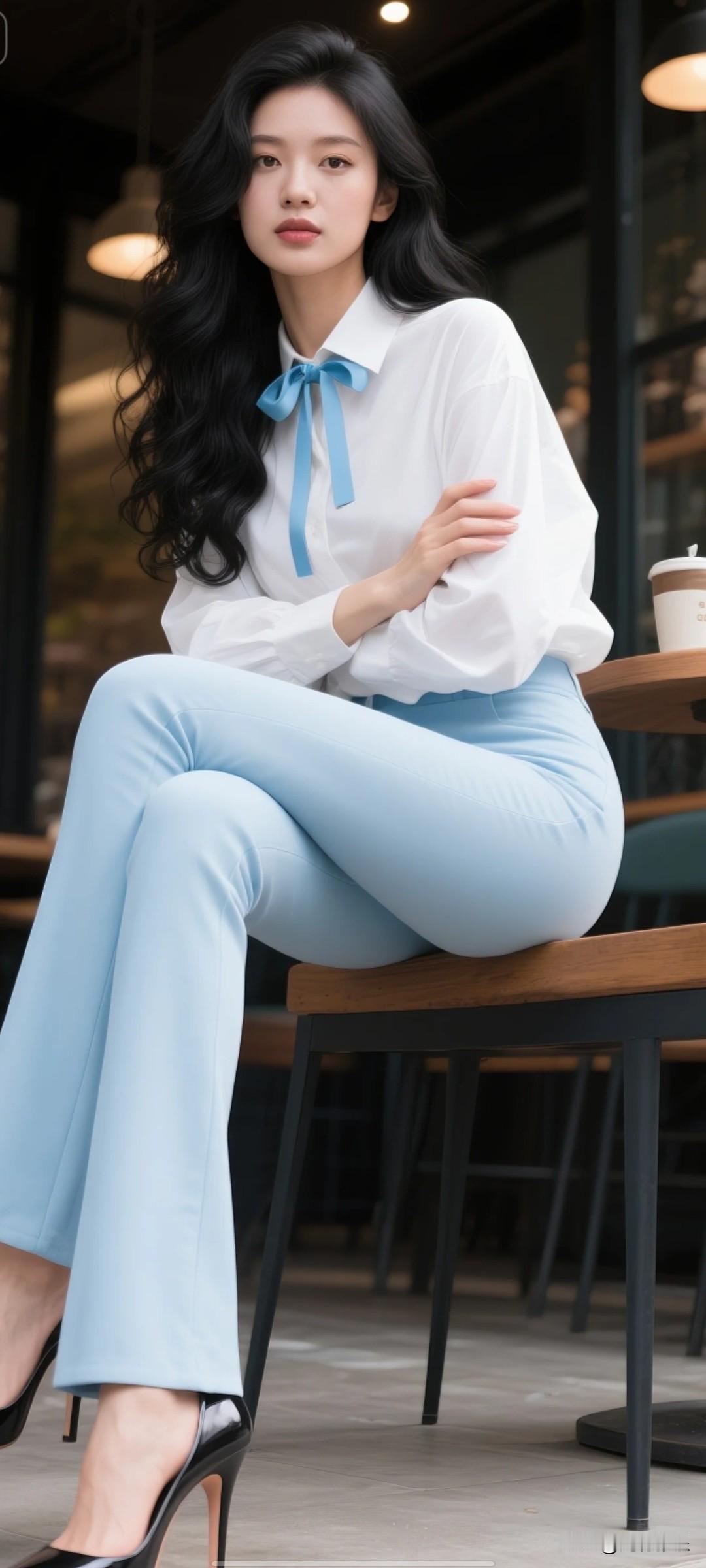 怎样穿搭知性又显身材?
清新脱俗的感觉，真好啊。