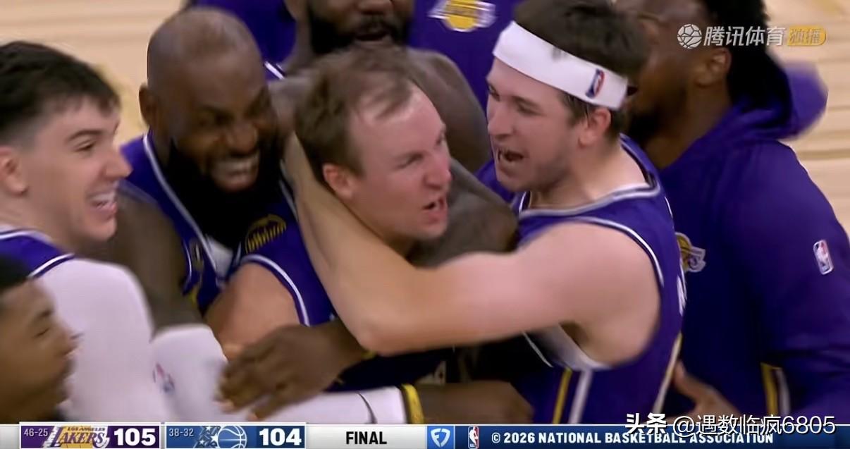 肯纳德成为詹姆斯的福将！

肯纳德三分绝杀魔术（105:104），避免詹姆斯的里