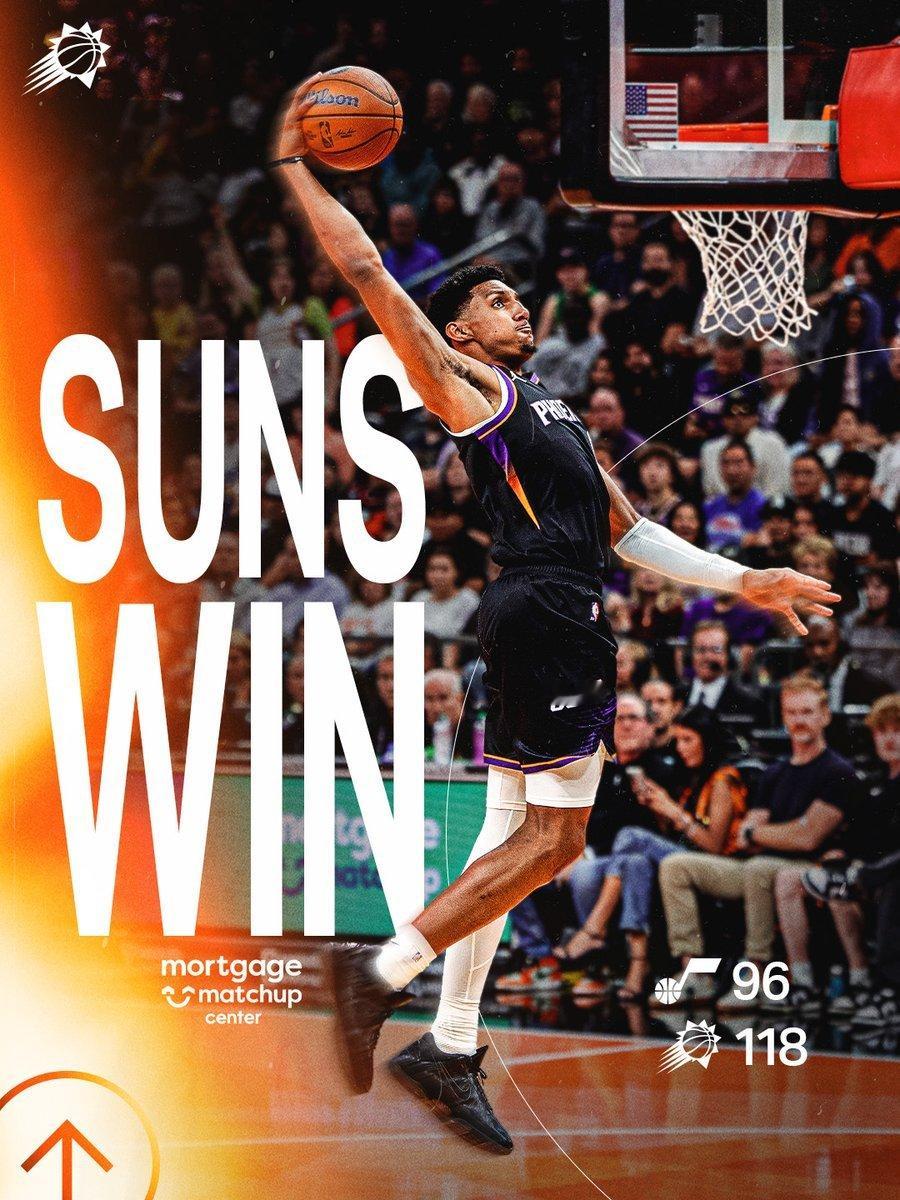 全场比赛结束！菲尼克斯太阳[超话] ｜旭日东升 ｜爵士vs太阳 ​​​