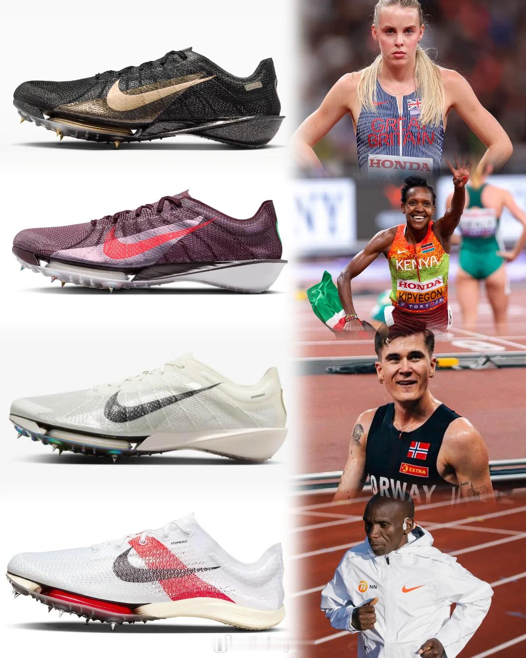 4双特别版的钉鞋NIKE跑步装备田径跑步